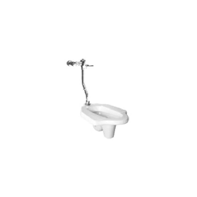 American Standard Squat / Flush warna White