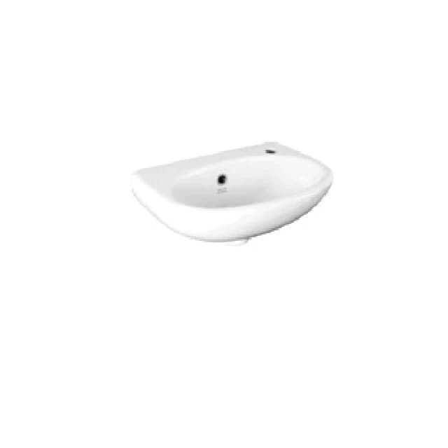 American Standard One-hole wall-hung lavatory 45cm Wall Hung Lavatory warna white