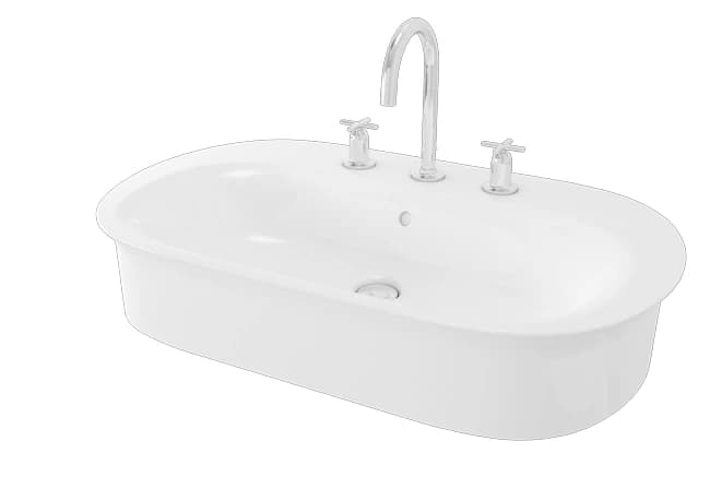 TOTO 690x420x130 mm Vessel Counter Lavatory