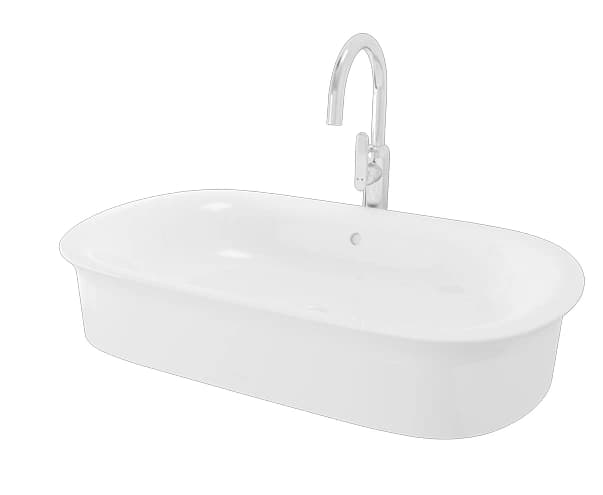 TOTO 690x405x130 mm Vessel Counter Lavatory