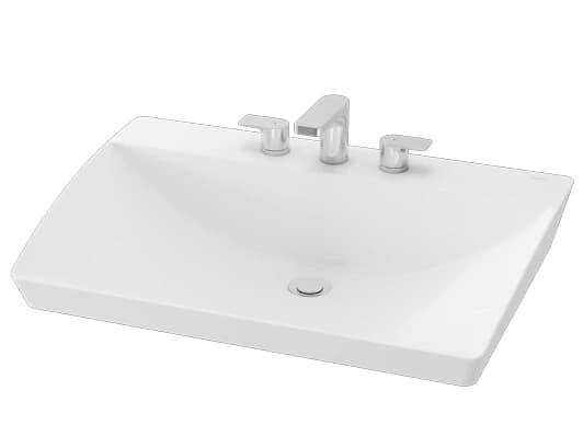 TOTO 750x500x120 mm Vessel Counter Lavatory
