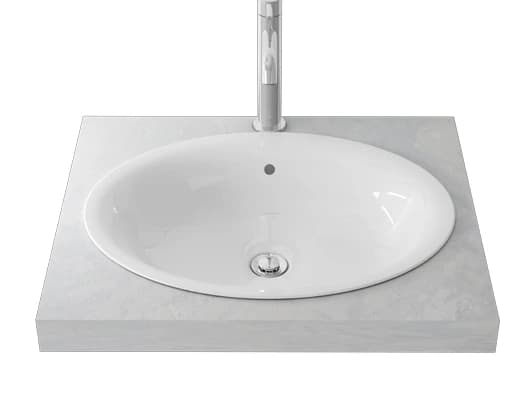 TOTO 600x450 mm Self Rimming Lavatory
