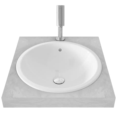 TOTO 450 mm diameter Self Rimming Lavatory