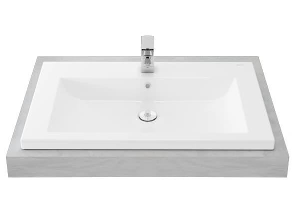 TOTO 795x495 mm Self Rimming Lavatory