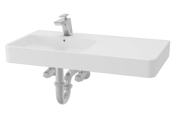 TOTO 900x460 mm Wall Hung Lavatory