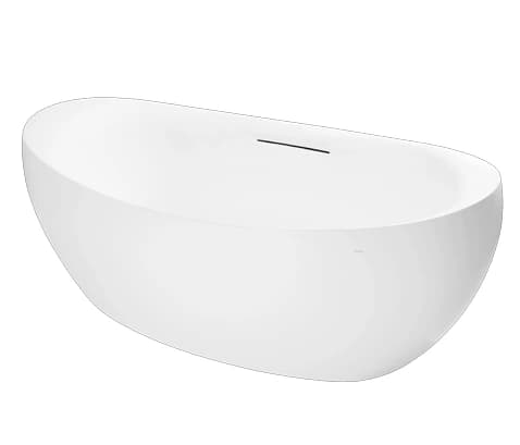 TOTO 1800x900x665 mm; 375 L Freestanding Bathtub