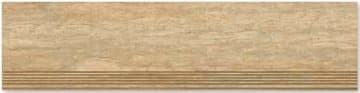 Roman Granit Romano Brown 120x30 Structured Step Tile warna Romano Brown