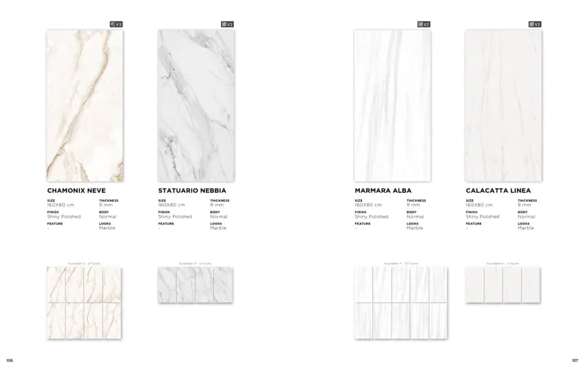 Quadra Chamonix Neve 160x80 Polish NORMAL (KETERANGAN sumber) warna Chamonix Neve