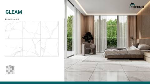 Portino GLEAM 60x60 Glossy warna Cala