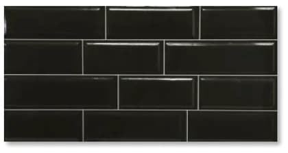 Roman dTube Black · W63804R 30x60 Glossy Dinding warna Black