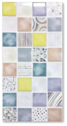 Roman dTanabata Watercolor · W63700R 30x60 Glossy Dinding warna Watercolor