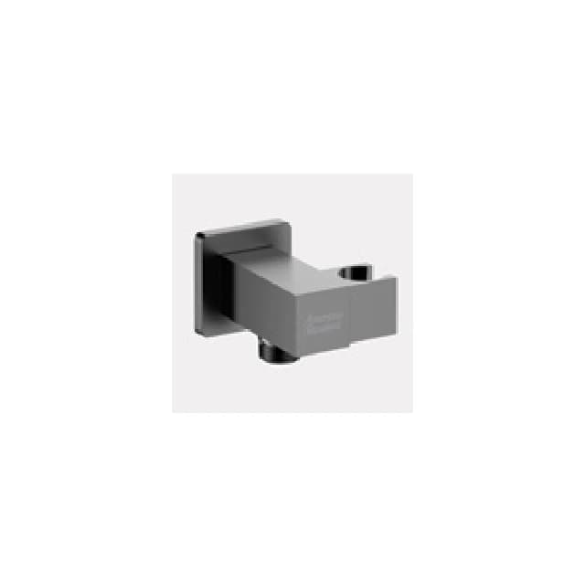 American Standard Wall outlet with holder, G1/2 inch Brushed Hard Graphite warna Brushed Hard Graphite