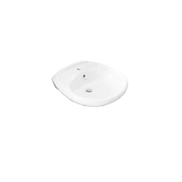 American Standard Wall-hung lavatory 50cm with installation kit Lavatory with Pedestal