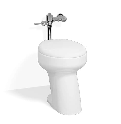 TOTO 572 mm (S-Trap) Single Bowl Flush Valve Toilet