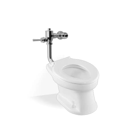 TOTO 470 mm (S-Trap) Single Bowl Flush Valve Toilet