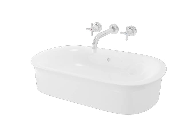 TOTO 600x370x130 mm Vessel Counter Lavatory