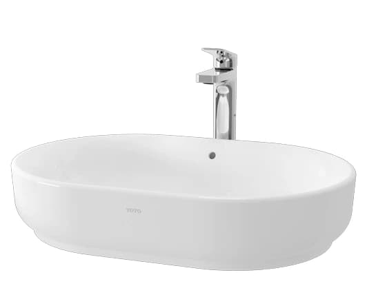TOTO 620x430x130 mm Vessel Counter Lavatory