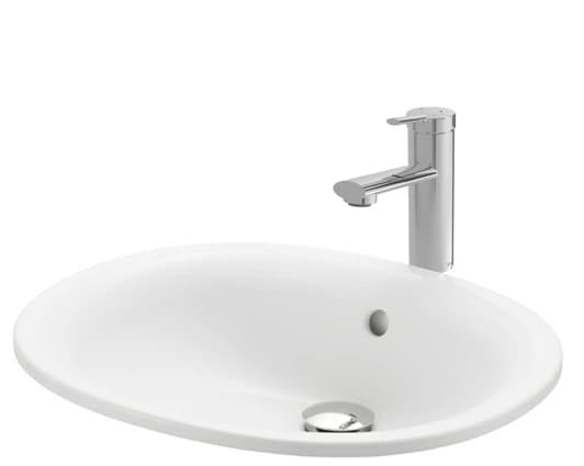 TOTO 530x450x177 mm Self Rimming Lavatory