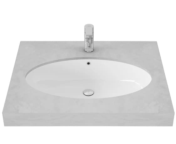 TOTO 630x345 mm opening Under Counter Lavatory