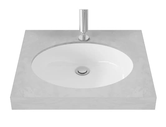 TOTO 457x355 mm opening Under Counter Lavatory