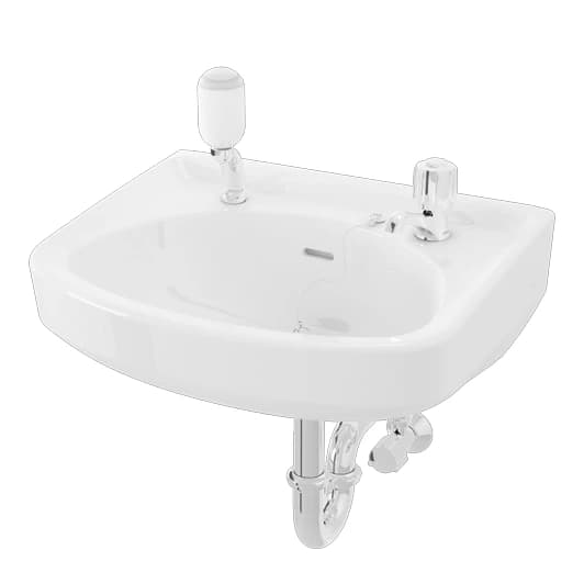 TOTO 500x400 mm Wall Hung Lavatory