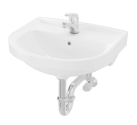 TOTO 500x400 mm Wall Hung Lavatory