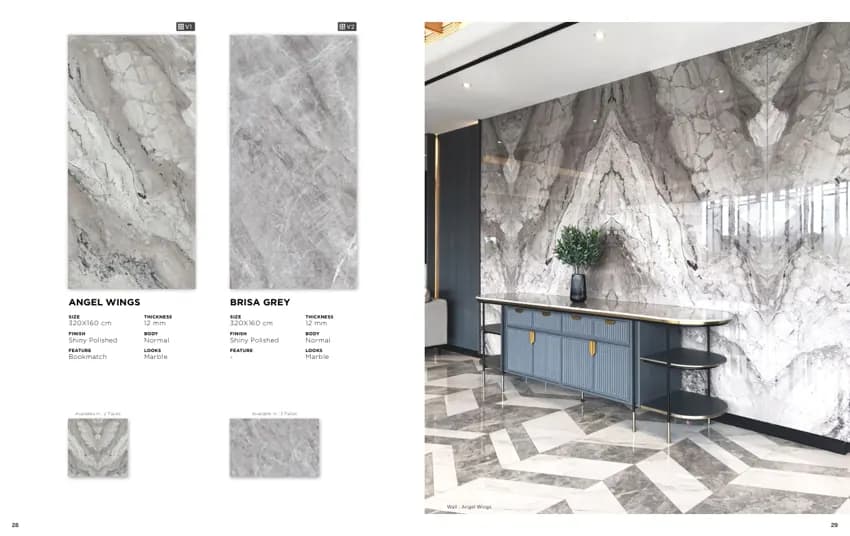 Quadra Brisa Grey 320x160 Polish CLASSIC (KETERANGAN sumber) warna Brisa Grey