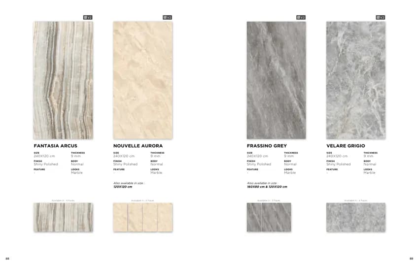 Quadra Frassino Grey 160x80 Polish NORMAL (KETERANGAN sumber) warna Frassino Grey