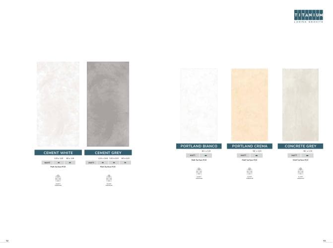 Titanium CEMENT 120x240 Matt MATT warna GREY
