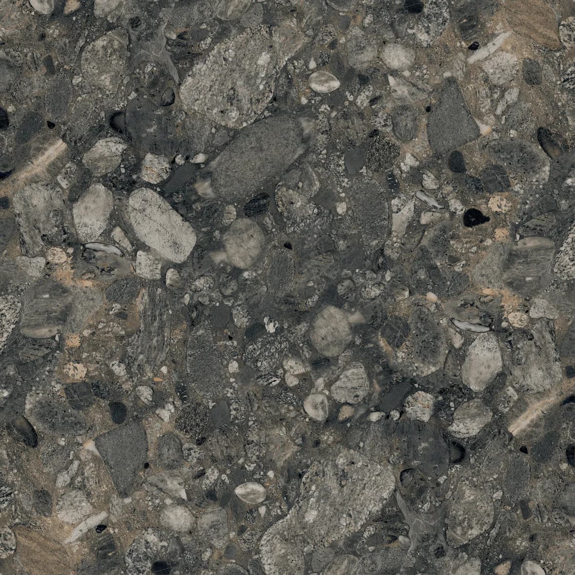 Infiniti ROCKWELL 60x60 GLOSSY Granit lantai warna BLACK